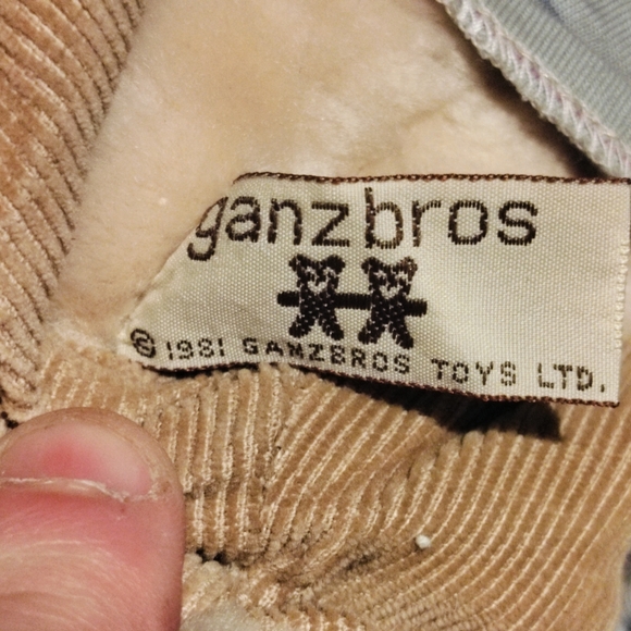 Vintage Wrinkles The Dog Hand Puppet Plush 1981 Ganzbros 16” Stuffed animal - Picture 8 of 9